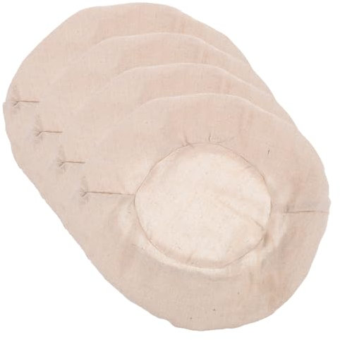NAMOARLY 4piezas Cubierta para Canasta De Pan Forros para Fermentación De Masa para Hornear y Panadería Reutilizables y Lavables