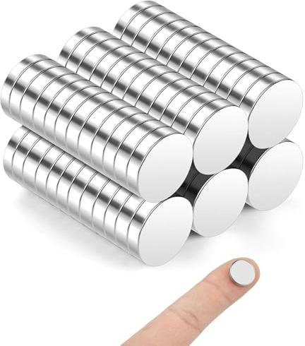 80 Stück Kleine Magnete, 12x3mm Magnete 3D Druck | Mini Magnete Extra Stark für Magnettafel, Kühlschrank, Whiteboard, Pinnwand, Handwerk