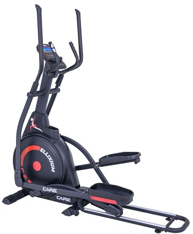 Care Fitness - Vélo Elliptique - ELLIXUM FD - 23 Programmes - Masse d'intertie 16Kg - Système de Pliage Ingénieux - Semelles Antidérapantes - Système de Résistance Magnétique Fluide et Silencieux