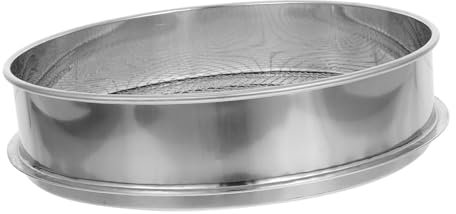 TOYANDONA Tamiz para Jardinería Tamiz De Malla Fina De Acero Inoxidable para Tierra Compost y Separación De Materiales Herramienta De Tamizado para Uso Jardín y Bonsái