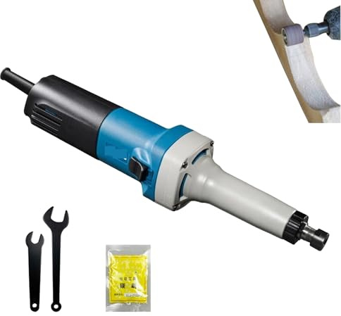 Die Grinder Electric 750W - High Power Straight Grinders with Carbon Steel Head, 6-Speed Electronic Speed Regulation for Metal and Wood Grinding