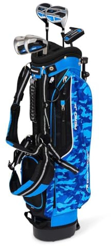 Benross Junior Aero Golf Package Set – 5‑Piece Kids Golf Club Set with Stand Bag, Lightweight Graphite Shafts & Headcovers