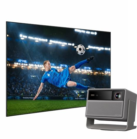 XGIMI Horizon 20 MAX Proyector 4K con Pantalla de Marco Fijo de 100 | Láser Triple RGB, 5700 Lúmenes ISO, Google TV con Netflix Oficial, Zoom Óptico, Lens Shift, IMAX Enhanced, Contraste 20.000:1