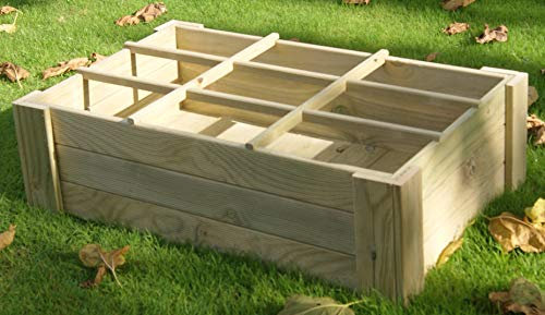 AD servicios Mesa de Cultivo (Huerto Urbano) sin Patas, con Suelo y separadores 60x100x27 cm