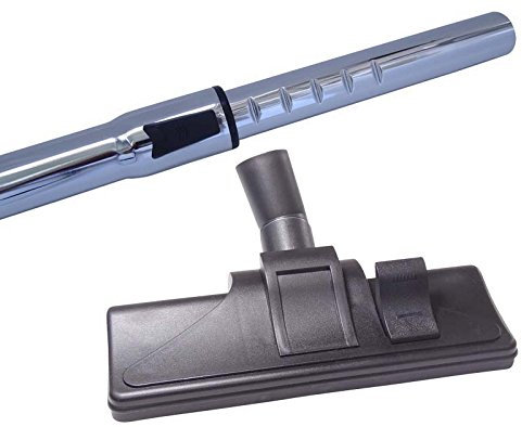 Hossi's Wholesale Chrom Staubsauger 35mm Teleskoprohr kompatibel für Kärcher NT 361 Eco im Set mit Staubsaugerdüse & 5 Duftstäbchen