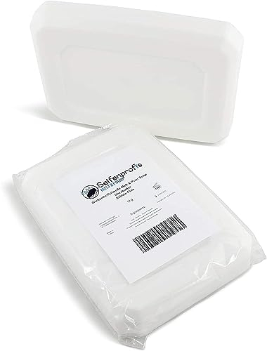 Bio Sheabutter - 1kg, SLS + SLES Frei, Glycerinseife, Rohseife, Seifenbasis zum Seifengießen, 100% Vegan
