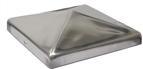Wovar Chapeau de poteau acier inoxydable pour poteaux 14,5 x 14,5 cm - Par pièce