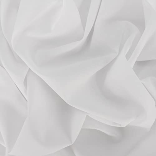 TELA BATISTA BLANCA 100% ALGODÓN SERIE ALHAMBRA, ANCHO 150cm (1 METRO)
