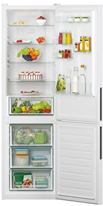 Candy Fresco CCE4T620EW Frigorifero, 377 Litri, 2 Porte, No Frost, Wi-Fi + BLE, Connesso, Luce LED, Classe E, 59,5x65,8x200 cm, Bianco