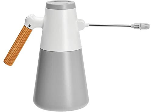KASUK Arrosoir électrique 1400 ML Arrosoir à buse rotative Domestique Arrosoir à Pression Automatique Portable for Plantes de Jardin Fournitures de Jardin de Fleurs Arrosoir d'intérieur