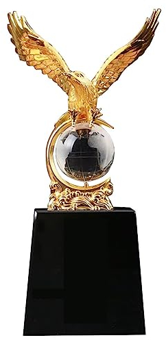 Pokale, Medaillen Auszeichnungen Kreative Goldene Trophäe Aus Metall Bürowandschrankdekoration Wettbewerbsmeisterschaftstrophäe Erinnerungstrophäe Zur Ladeneröffnung