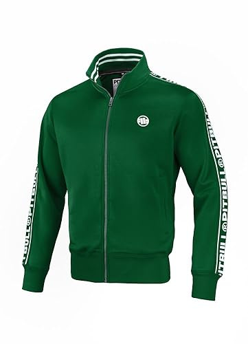 PITBULL - Sweat Pull Coupe Sportive Zippé, Sweat Zippé Confortable et Fonctionnel