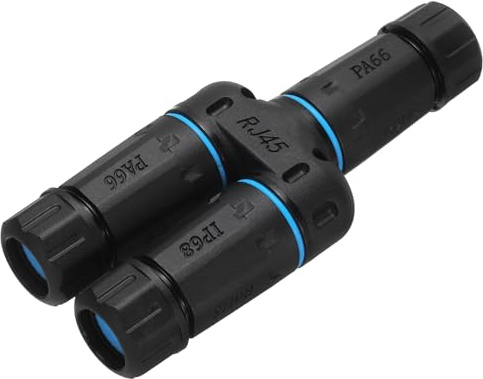 QUARKZMAN RJ45 Kupplung Cat7, Splitter Adapter IP68 Wasserdichter LAN | Ethernet Extender für Cat5/Cat5e/Cat6/Cat7/Cat8