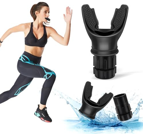 TEAWOO Portable Breathing Trainer with Adjustable Resistance Settings