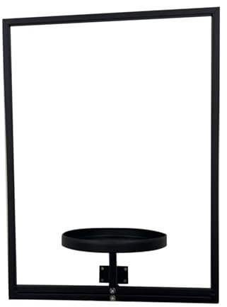 Stibtmr 40x30x15cm Bilderrahmen Wand Pflanzenhalter Wand Pflanzenhalter Wandaufhänger Für Pflanzen Pflanzenregale Aus Metall Für Wohnzimmer Balkon Garten Heimdekorationsständer
