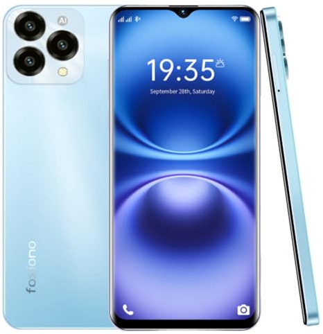 FOXIONO Android Smartphone, 4GB RAM, 64GB ROM, 6,56 Zoll HD+ Display, 4000mAh Akku, 90Hz Bildwiederholrate, Octa Core, 4G Dual SIM, Bluetooth 5.2 (12)