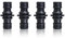 4 PCS Accesorios Manguera Jardin, Conectores Doble Macho para Manguera de Jardín, Extensores de Plástico Resistente, Plástico Doble Extensor Conectores, Conector Manguera Jardin, Fácil Instalación