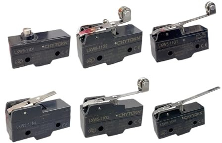 1 pieza LXW5-11M Q1 Q2 N1 D1 G1 G2 G3 Interruptor de recorrido Interruptor de límite Microinterruptor de límite Microinterruptor pequeño de 3 pines(LXW5-11N2)