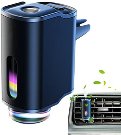 Renchey Parfum d'Habitacle Intelligent pour Voiture - Diffuseur d'Huile Essentielle Pour Voiture Avec Lumière d'Ambiance - Parfum En Brume D'Aromathérapie Rechargeable Pour Camping-car, Minivan,