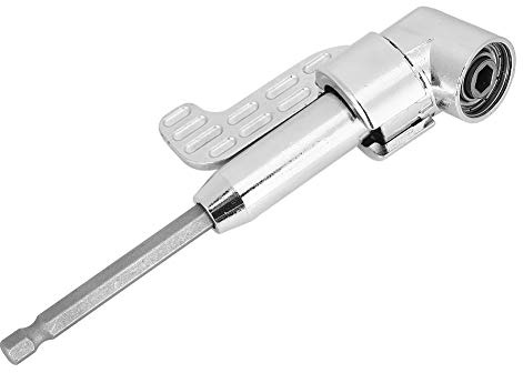 YDuupxe Destornillador de de 105 Grados, Adaptador de Enchufe de Taladro Eléctrico Curvo, Herramienta de Esquina Manual de 105°, Tornillo Giratorio y Tuerca en Espacio Estrecho, Adecuado para Todos