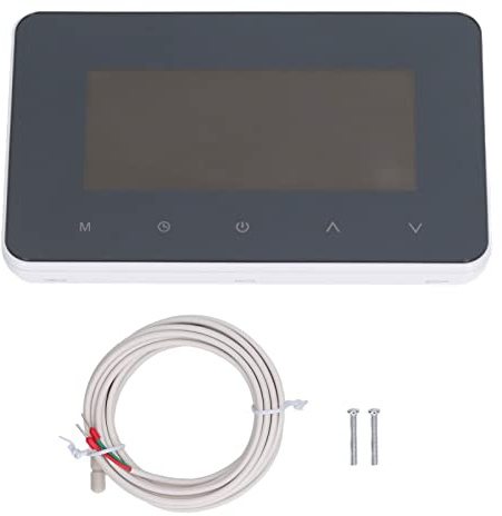 Omabeta Smart Termostat Programmerbar Exakt Temperaturregulator för Hemvärmesystem ABS Material 1 X Enhet (Standardtyp)