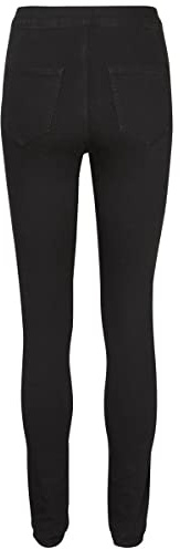 Noisy may Damen Nmella Super Hw Gu304 Jeans, Schwarz, L EU