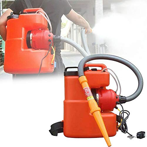 Desinfección Eléctrica Pulverizador,20L Fogger Máquina de Desinfección Nebulizador,0-50 Micrones,Distancia de Pulverización de 10M-14M,para Hospitales de Interior/Exterior Garden Hotel School Factory