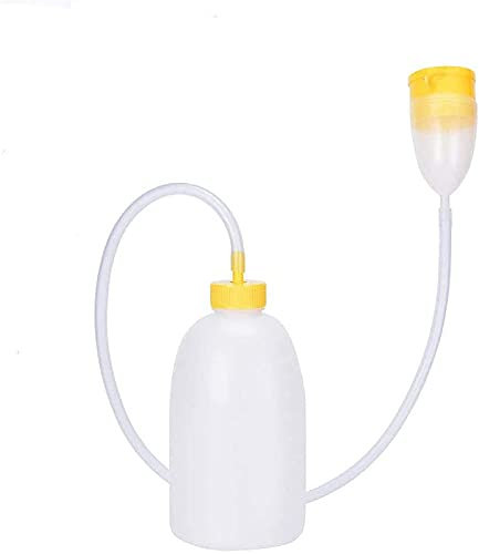 HDGRNCC Urinflaschen Für Männer Frauen Tragbare Herren-Urinalflasche Mit Hand-Abflussbehälter Urinsammler Mit Schlauch Für Männer,1700 Ml