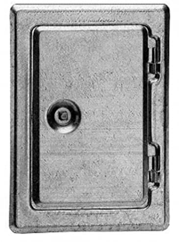 Trobak Kamintür verzinkt Einbaumass 12 x 18 cm