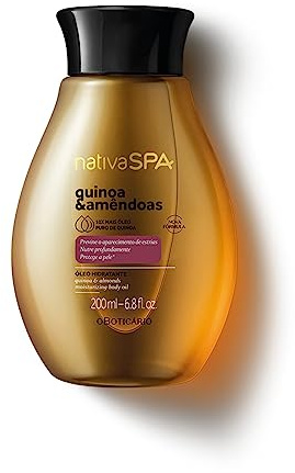 O Boticário Nativa Spa Huile corporelle parfumée aux amandes et au quinoa 200 ml