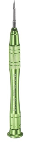 sourcing map Präzisions-Torx-Schraubendreher, T2 x 25 mm, magnetischer Stern, 6-Punkt-Kopf, Mini-Stift-Schraubendreher mit rutschfestem Griff für Brillen, Uhren, Laptops, Elektronik, Grün