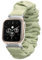 kwmobile Watch Strap Compatible with Garmin Venu Sq 2 Music/Sq 2 - Pastel Green Scrunchie Watch Band - 14-19 cm