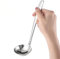 Giantree Small Silver 8.5 Inch Gravy Soup Ladle, Premium Long-Handled Spoon Stainless Steel Sauce Gravy Ladle for Cooking Spooning Sauces Dishwasher Safe