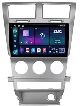 9 Pollici Android 13 Autoradio per Dodge Avenger JS 2007 - 2010/Dodge Nitro 2006 - 2011 Navigazione GPS Wireless Carplay Touch screen con Android Auto Bluetooth Radio SWC FM DSP Controllo del volante(