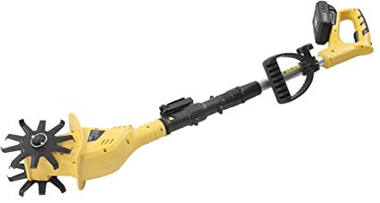 Akku Kultivator für Garten,Bodenhacke,Handheld Bilaterale Lithiumbatterie Gartenhacke Akku-Hacke,Gartenfräse Handgeführte,20 V Li-Ion Akku (Akku und Ladegerät im Lieferumfang enthalten)