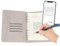 Ensemble de Carnets Smart Pen Smart, Sync Numérisation en Temps Réel Convertir en Texte Bluetooth Notebook Smartpen Writing Set pour Les Tablettes Android Phones, (Blue)