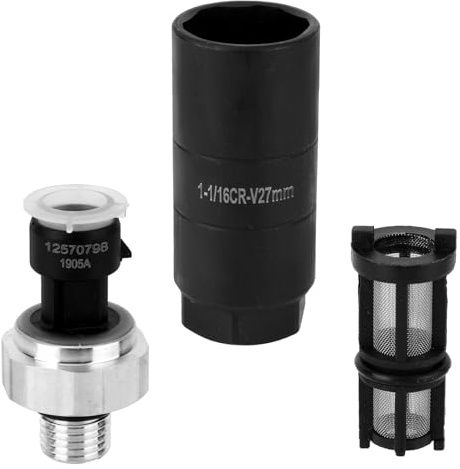BOXOB 12677836 Sensore di Pressione Dell'Olio e Presa, per Chevy Silverado 2009-2020 1500 2500 3500 4500 Tahoe Suburban Express, Cruze Avalanche, Caprice SS, GMC Savana Canyon, CTS ESV EXT