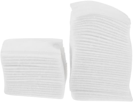OUNONA 100 Stück Dicke Wattepads aus Baumwolle Strapazierfähig Sanft zur Haut Tragbar Abschminkpads für Gesichtspflege und Make Up Einweg Wattepads für Tägliche Anwendung