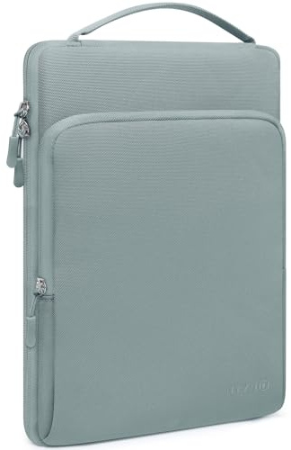 HYZUO 17-17,3 Zoll Laptoptasche Hülle Schutzhülle für 17 17,3 HP/Dell/Lenovo/ASUS/Acer/LG/MSI Gaming Laptop/Razer Blade 17/18, Laptophülle Tasche Notebooktasche für Herren Damen, Aschblau