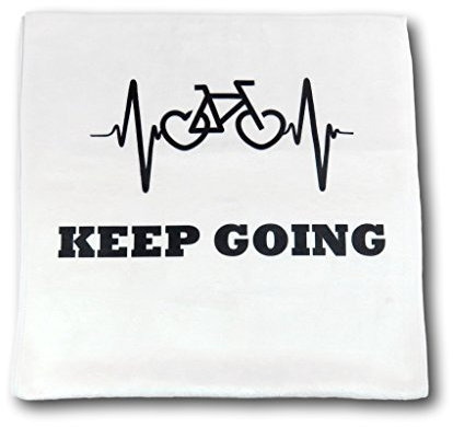 Keep going personalised bike towel turbo trainer spin class gym glass workout towel zumba towel gym towel sports towel yoga gift gym lover