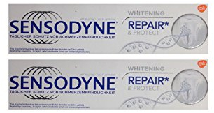 2x SENSODYNE Repair & Protect Whitening Zahnpasta 75ml PZN: 9927678 Zahncreme