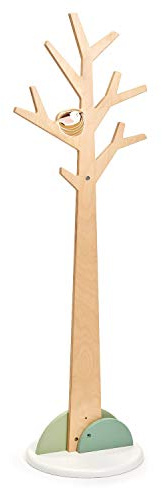 Tender Leaf Toys - Forest Coat Stand For Kids Room - High-Grade Wooden Tree Coat Rack Stand For Kids Clothing - Super Easy Assembly