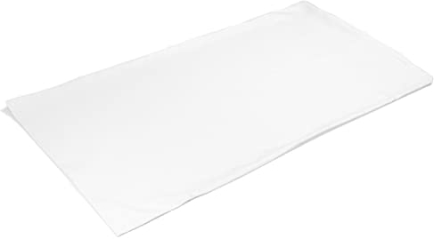 Funda de sarga de 40 x 80 cm, con cremallera, 100% algodón, color blanco, ideal para rellenos de almohadas por ejemplo con cáscara de espelta, mijo o cáscaras de trigo sarraceno, 80 x 40 cm