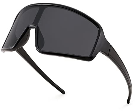 WANWAN Herren und Damen Sonnenbrille, Radsportbrille, 80er-Jahre-Baseballbrille für Jugendliche, Kinder, Teenager