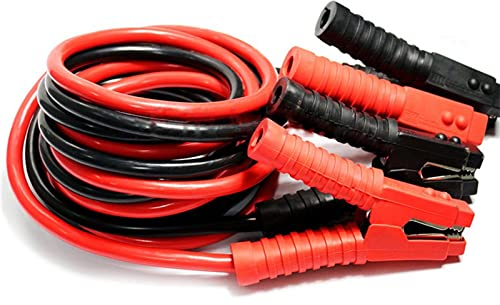 YRHome 12V/24V Überbrückungskabel Starthilfekabel Starterkabel Startkabel Set Überspannungsschutz für LKW PKW Kupfer Batterie Schnellstart -4m 500A