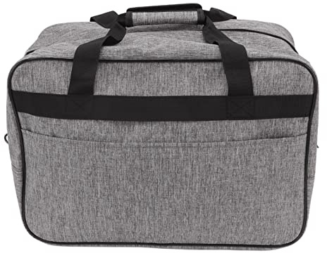 Fdit Borsa Tote in Filato Universale in Materiale di Tela Portatile Grigia, Borsa per il Trasporto di Stoccaggio per Macchina da Cucire, Custodia per Macchina da Cucire Custodie per