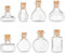 PH PandaHall 8 Style Mini Glass Bottles Clear Glass Jars Empty Wishing Bottles with Cork Stoppers Tiny Drifting Bottle Spell Jars for Wedding Party Decoration Halloween Favors DIY Crafts Making
