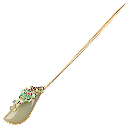 MERRYHAPY Horquilla Pelo Largo Flores Peineta Tradicional China Palillo De Cabello Para Mujer Adorno Retro Para Moños y Peinados Elegantes En Eventos Obsequios