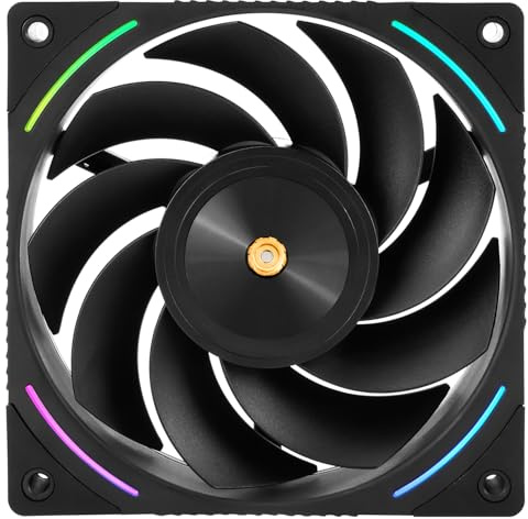 TR TL-K12R 120mm, ventilador de caja de computadora, control PWM 4PIN, 2150RPM, ventilador de salida inversa, ventilador de rendimiento de PC para rodamiento S-FDB, ventilador de presión de viento