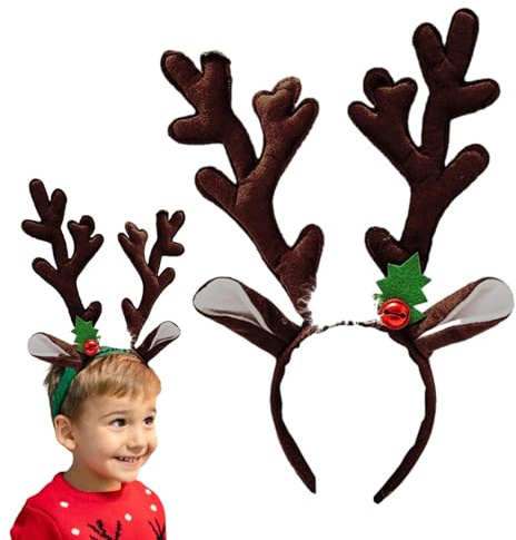 Hornzubehör für Erwachsene, Horndekoration für Partys, Haarbänder, Rentier, Weihnachtshorn, Weihnachtshorn für Erwachsene, Foto-Requisiten,